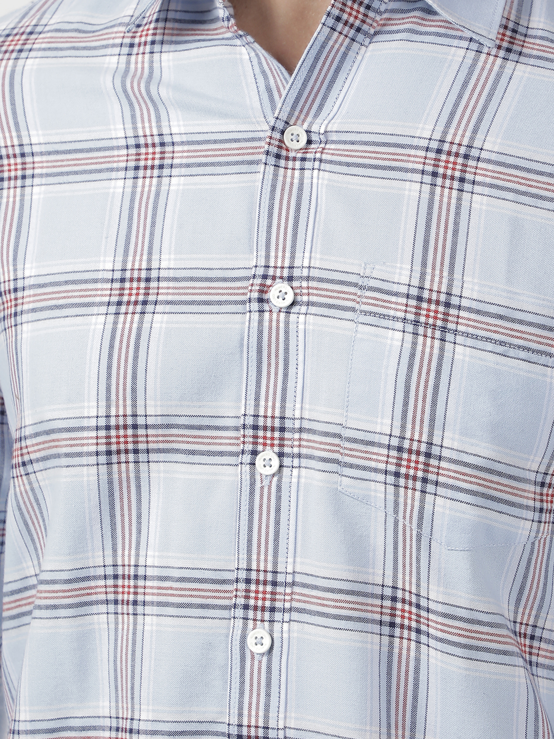 Numero Uno Men Checkered Blue Shirt